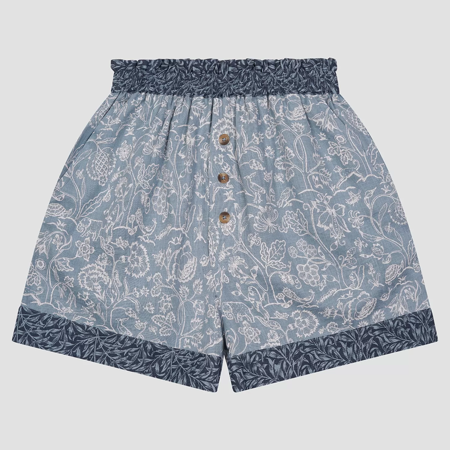 Women Piglet in Bed River Wandle Middlemore Linen Women’s Pajama Shorts Set